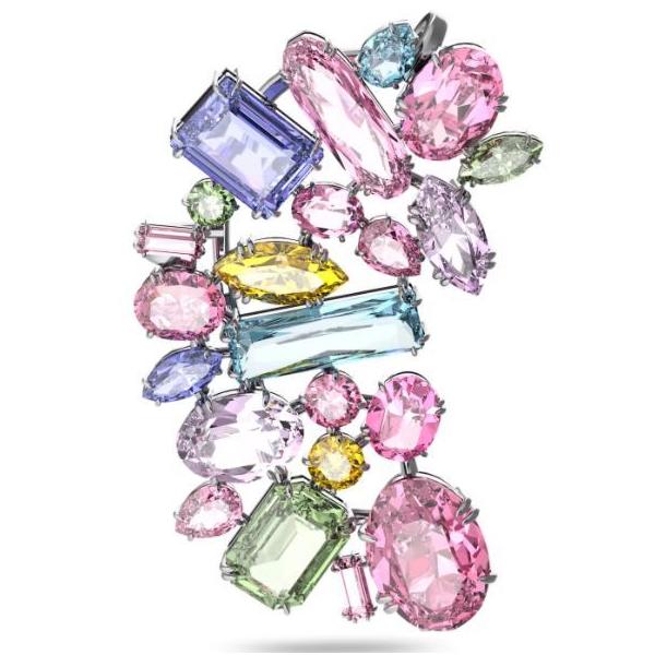 新品 スワロフスキー イヤーカフ 片耳用 SWAROVSKI クリスタル Matrix イヤーカフ, 3個セット, クリスタル・パール, ラウンド