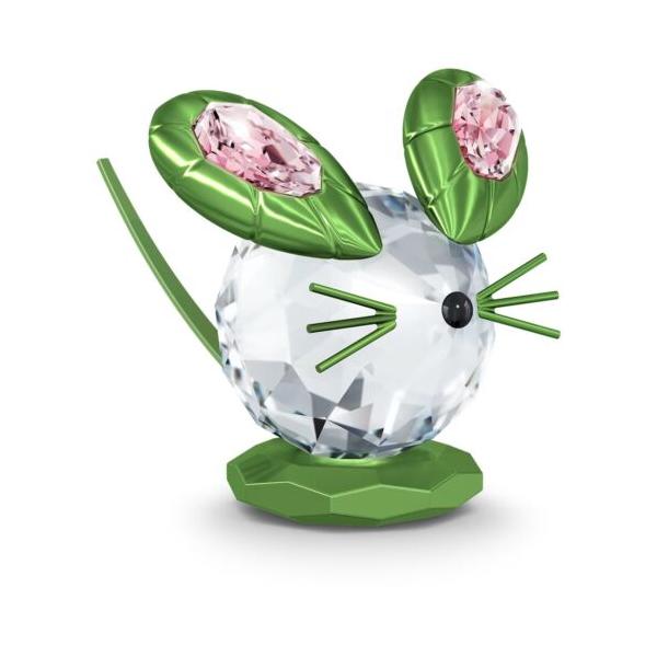 新品♥スワロフスキー ねずみ Mouse Dulcis グリーン L SWAROVSKI（スワロフスキー） swarovski Mouse Dulcis グリーン（L