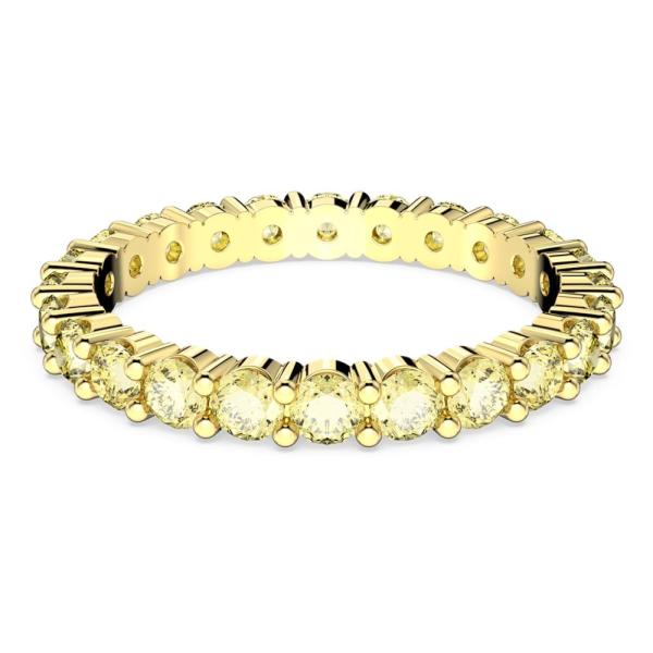 SWAROVSKI（スワロフスキー） イエロー Matrix リング ゴールドトーン
