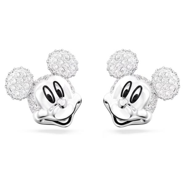 taMa スワロフスキー ミッキーシェイプピアス レインボー ☆レインボー／Mickey mouse／イヤリング