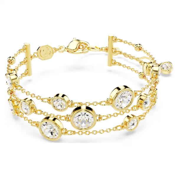 ★超美品★【SWAROVSKI】スワロフスキー ALTO ブレスレット/ゴールド 美品 Swarovski スワロフスキー ブレスレットゴールド ライン