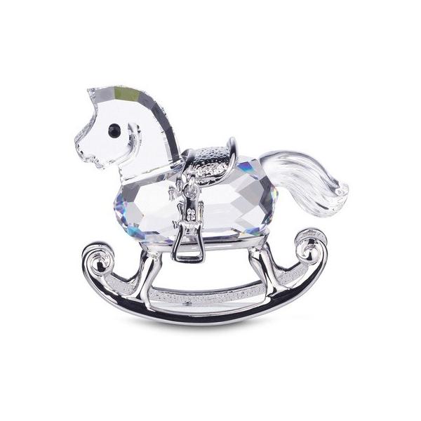 スワロフスキー Swarovski 廃盤品 『ロッキングホース, ロジウム