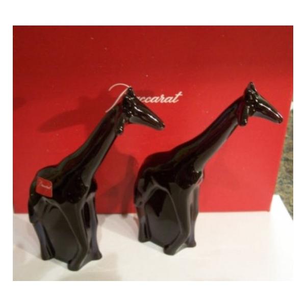 ❤️ミッドナイトブラック❤️BACCARAT LOET 馬2体　動物フィギュリン ❤️ミッドナイトブラック❤️BACCARAT LOET 馬2体 動物フィギュリン