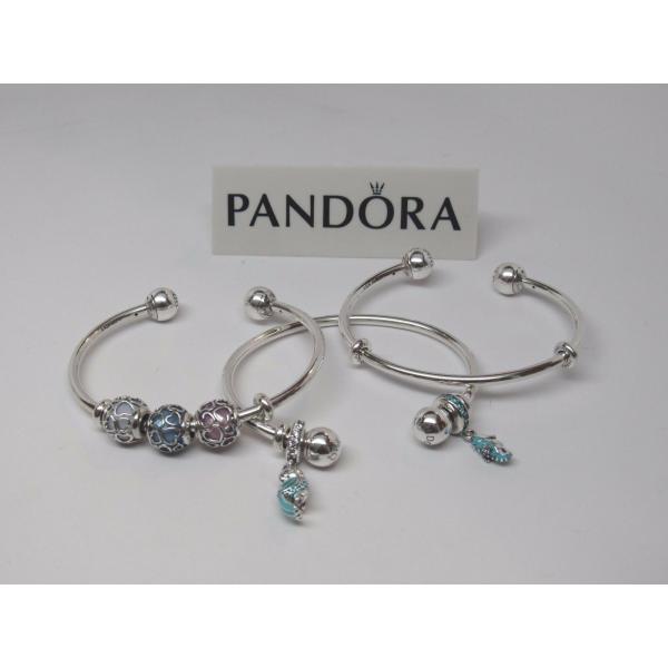 PANDORA Pandora パンドラ ブレスレット Silver Open Bangle