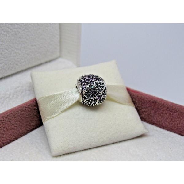 Pandora ph `[ Glorious Bloom Flower Multi CZ Charm  t