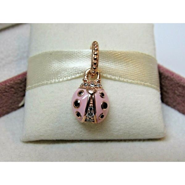 PANDORA（パンドラ） チャーム ROSE Lucky Pink Ladybird Charm ピンク