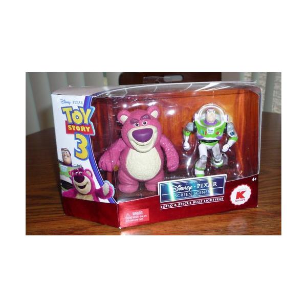 トイストーリー　ガラスドームフィギュア　全３種類セット トイストーリー3 Screen Scenes Action Figure 2 バズ ロッゾ