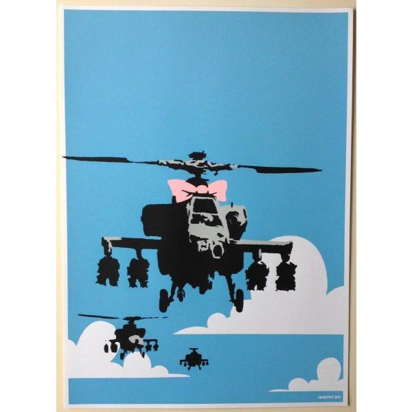 Banksy HAPPY CHOPPERS WCPシルクスクリーン