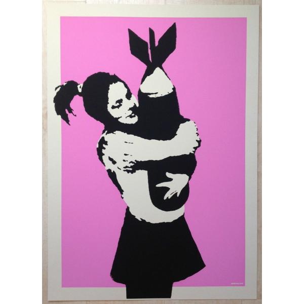 バンクシー シルクスクリーン Banksy/バンクシー 「HMV（サイン入り）」 シルクスクリーンを