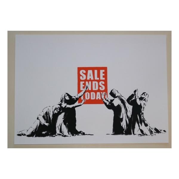 Banksy oNV[ SALE ENDS VNXN[ vg WCP SCREEN PRINT v_NV A[g
