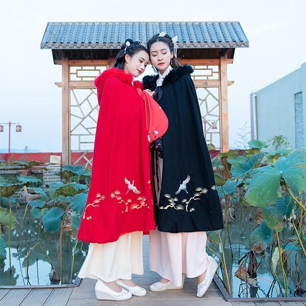 唐装 漢服 裏起毛 マント ケープ レディース中華服 チャイナ服 パーティー コスプレ 衣装 舞台衣装 中華ドレス Prts1285 プラネタルーム 通販 Yahoo ショッピング