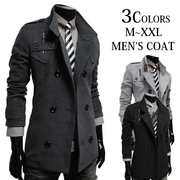 Pコート メンズ コート ジャケット アウター Pコート スタンドカラー メルトンコート 細身 おしゃれ 代 30代 40代 全店2点送料無料 Prts16 プラネタルーム 通販 Yahoo ショッピング