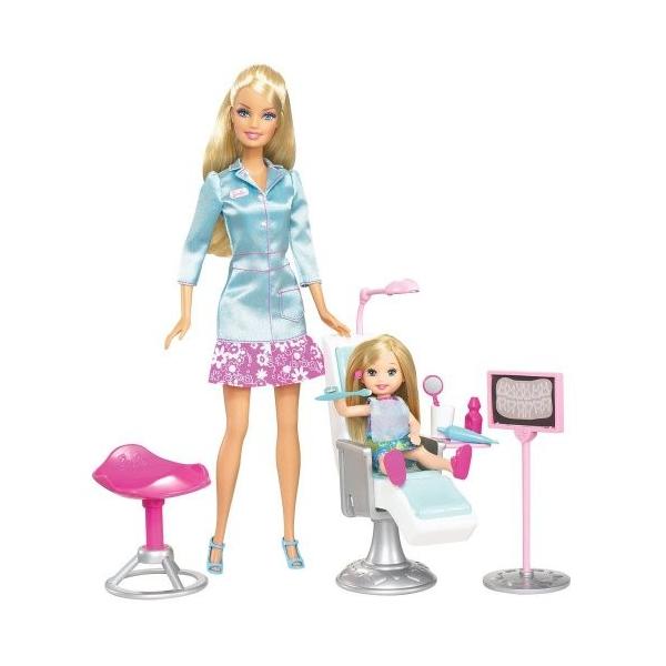 barbie careers dentist playset