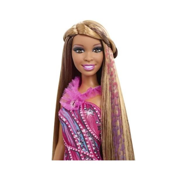 バービーbarbie おもちゃ Hair 着せかえ人形 Tattoos African American