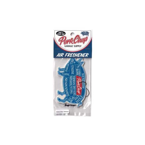 ポークチョップ PORKCHOP エアフレッシュナー 芳香剤 車 おしゃれ アメリカ パブストブルーリボン Pabst Blue Ribbon シトラスムスク