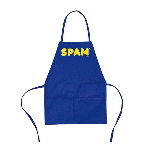 スパム エプロン おしゃれ アメリカン ポケット メンズ レディース コットン キャンプ ガーデニング キッチン SPAM LOGO