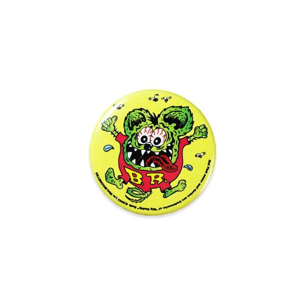 ラットフィンク 缶バッチ キャラクター アメリカ ホットロッド