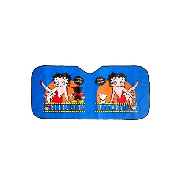 ベティ・ブープ BETTY BOOP サンシェード 車 フロント キャラクター アメリカ おしゃれ かわいい アメリカン 日除け アメリカン雑貨 ブルー