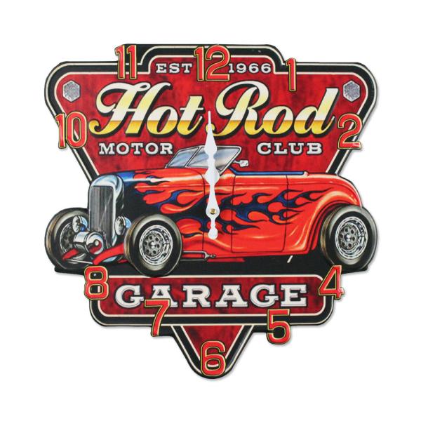 ガレージインテリア ビンテージ感 改チャリ ホットロッド シャコタン ガスマスク 掛け時計 おしゃれ アメリカン インテリア ガレージ ビンテージ ホット