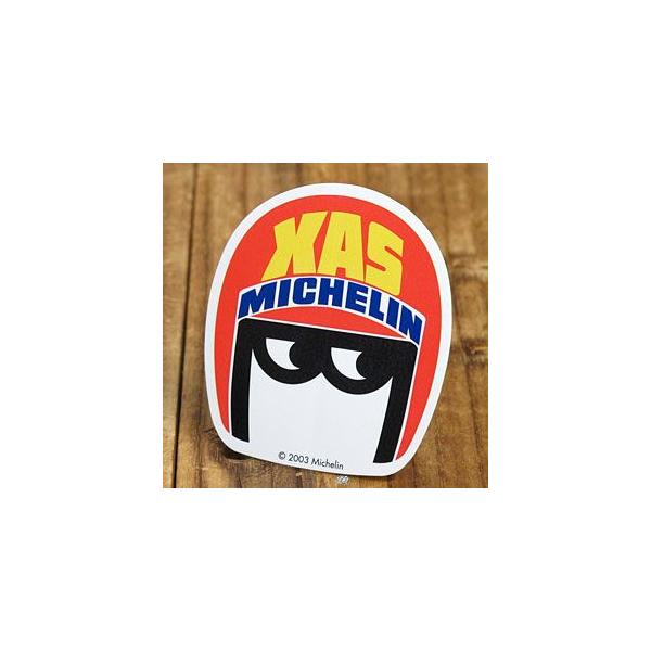 ステッカー ミシュラン アメリカン おしゃれ 車 バイク ヘルメット かっこいい タイヤ ビバンダム ミシュランマン Michelin XAS