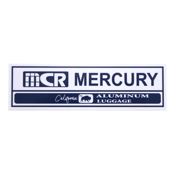 マーキュリー ステッカー アメリカン ブランド おしゃれ 車 スーツケース バイク かっこいい 旅行かばん MERCURY ALUMINUM LUGGAGE