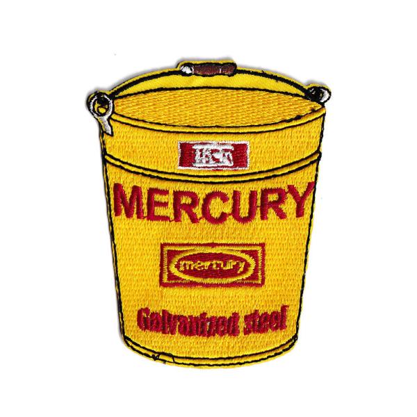 マーキュリー ワッペン アイロン アメリカン アメカジ おしゃれ かっこいい ワークスタイル カンパニー系 MERCURY バケツイエロー