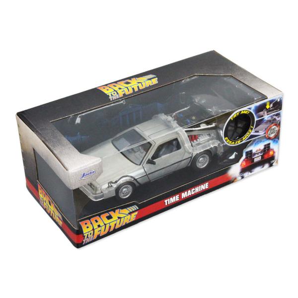 バックトゥザフューチャー ミニカー デロリアン タイムマシン 1:24