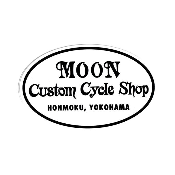 ムーンアイズ ステッカー 車 アメリカン おしゃれ バイク ヘルメット かっこいい アメ車 ホットロッド MOONEYES カスタムサイクルショップ
