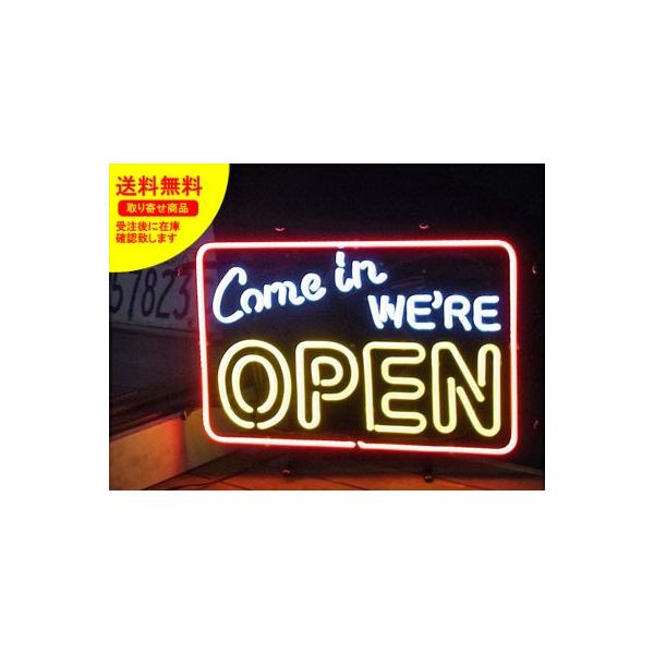 年新作入荷のネオンサインネオン看板電飾看板ライトインテリアアメリカン店舗ショップcome In We Re Open Ns 042 Sho クリスマス特集の