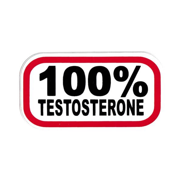100% TESTOSTERONEのステッカーになります。アメリカでは長年流通している色褪せない人気のスタンダードステッカー。ちょっとチープで味のあるデザインが貼りやすくてイイんですよね！こちらはステロイドで無敵状態という意味でしょうか、絶...