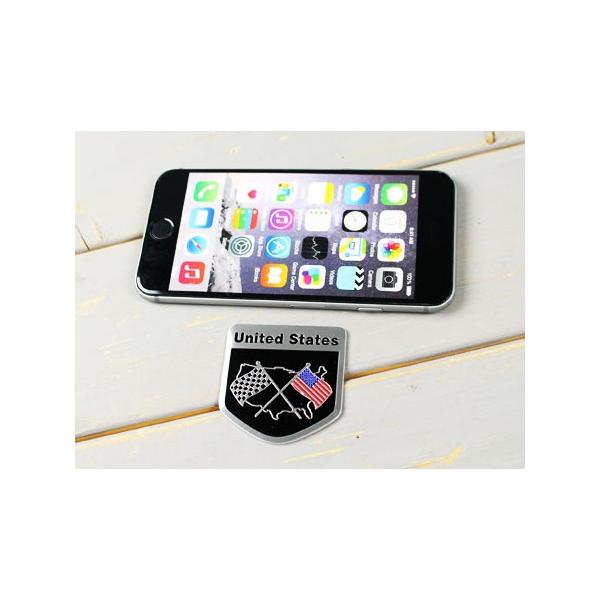 ステッカー 車 国旗 アメリカン おしゃれ バイク かっこいい スーツケース エンブレム アメリカンフラッグ アルミプレート チェッカー メール便ok Sc Ae6 Tms Buyee Buyee Japanese Proxy Service Buy From Japan Bot Online