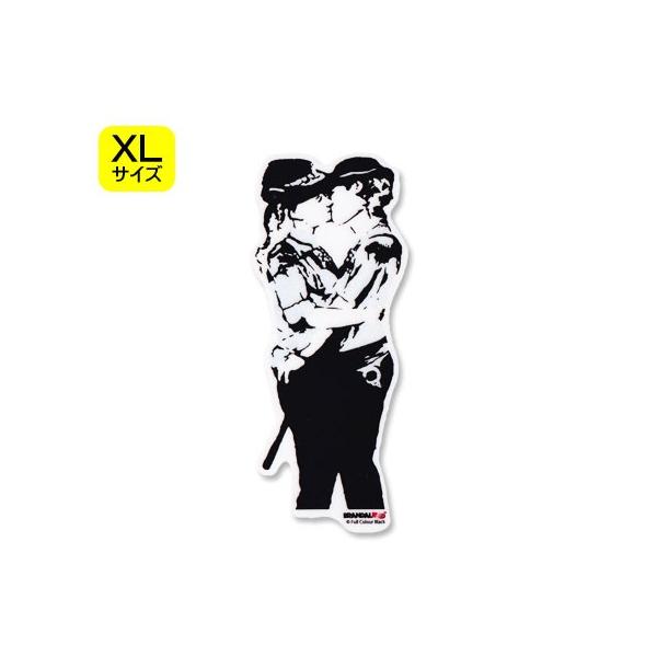 バンクシーのステッカーになります。正体不明のストリートアーティスト、バンクシー（BANKSY）。社会風刺をテーマにしたメッセージ性の強いアートで知られてますね！突如現れ、ゲリラ的手法で描き去る、芸術テロリスト。そんな謎多きバンクシーデザイン...