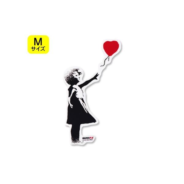 バンクシーのステッカーになります。正体不明のストリートアーティスト、バンクシー（BANKSY）。社会風刺をテーマにしたメッセージ性の強いアートで知られてますね！突如現れ、ゲリラ的手法で描き去る、芸術テロリスト。そんな謎多きバンクシーデザイン...