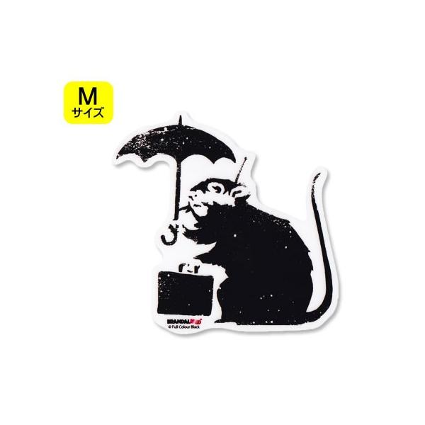 バンクシー ステッカー シール パソコン ウォールステッカー おしゃれ かっこいい スーツケース インテリア アウトドア 車 Banksy Umbrella Rat サイズm Sc Bnk012m Gen U S Junkyard 通販 Yahoo ショッピング