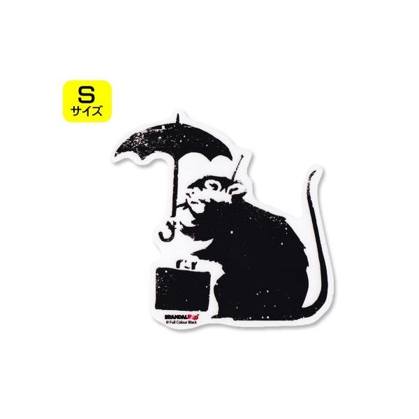 バンクシーのステッカーになります。正体不明のストリートアーティスト、バンクシー（BANKSY）。社会風刺をテーマにしたメッセージ性の強いアートで知られてますね！突如現れ、ゲリラ的手法で描き去る、芸術テロリスト。そんな謎多きバンクシーデザイン...