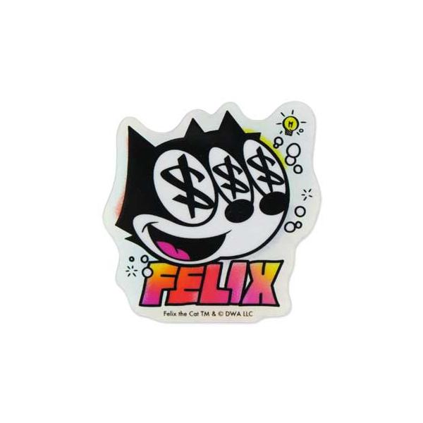フィリックス・ザ・キャット ステッカー アメリカン アメリカ キャラクター 猫 おしゃれ スマホ FELIX THE CAT ホログラム $$$