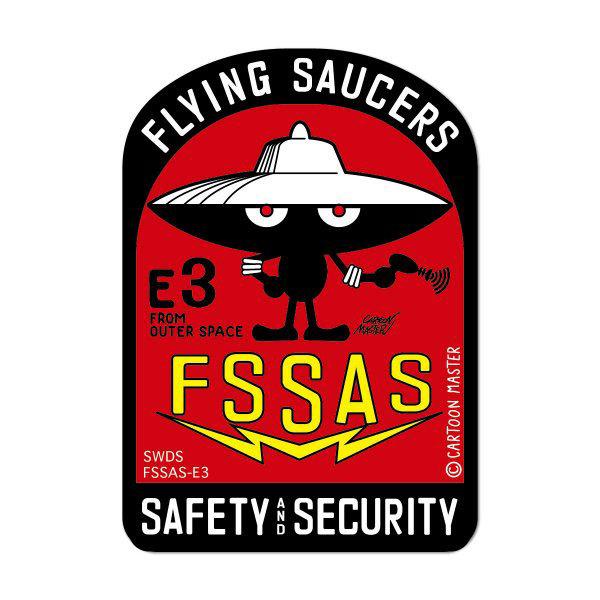 ステッカー セキュリティ Ufo 防犯 車 かっこいい おしゃれ モンスター アメリカン キャラクター Flying Saucers Safety And Security Sc Fssas Sxw U S Junkyard 通販 Yahoo ショッピング