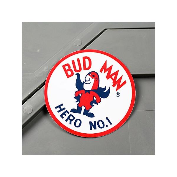 ステッカー バドワイザー ビール 車 バイク アメリカン おしゃれ かっこいい キャラクター BUD MAN バドマン