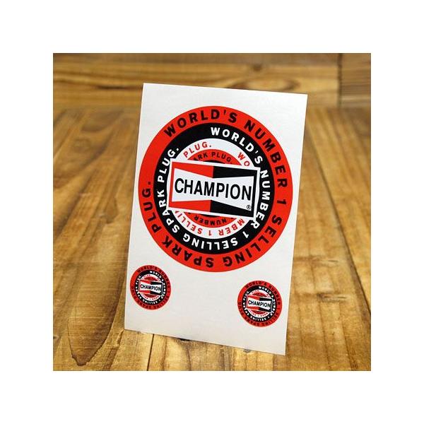 ステッカーセット アメリカン 車 おしゃれ バイク ヘルメット かっこいい チャンピオン CHAMPION