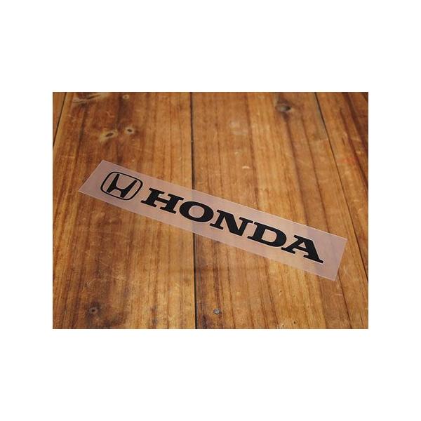 ステッカー ホンダ アメリカン 車 おしゃれ バイク ヘルメット かっこいい HONDA 転写式 Hマーク ロゴ ブラック サイズS