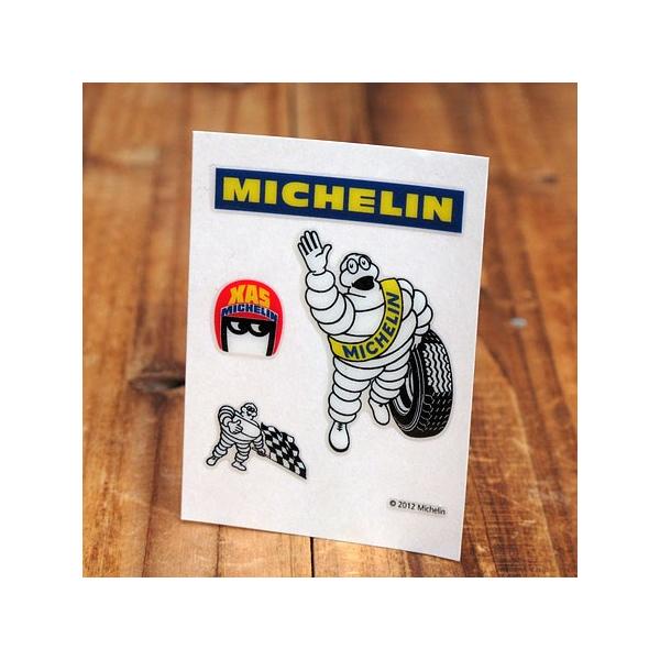 ステッカーセット ミシュラン アメリカン おしゃれ 車 バイク ヘルメット かっこいい ビバンダム ミシュランマン Michelin レース