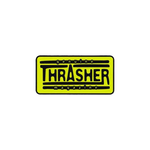 スラッシャー THRASHER ステッカー おしゃれ アメリカン かっこいい スケボー ストリート ブランド 車 バイク GENUINE