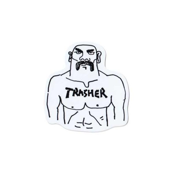 スラッシャー THRASHER ステッカー おしゃれ アメリカン かっこいい スケボー ストリート ブランド 車 バイク COOZIE GONZ