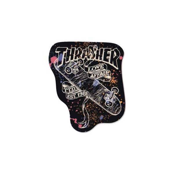 スラッシャー THRASHER ステッカー おしゃれ アメリカン かっこいい スケボー ストリート ブランド 車 バイク True' Til Death