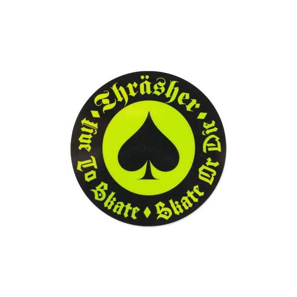スラッシャー THRASHER ステッカー おしゃれ アメリカン かっこいい スケボー ストリート ブランド 車 バイク OATH