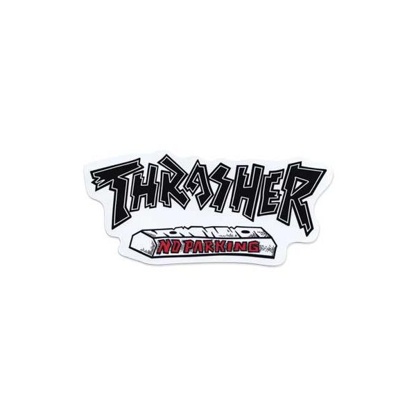 スラッシャー THRASHER ステッカー おしゃれ アメリカン かっこいい スケボー ストリート ブランド 車 バイク NO PARKING