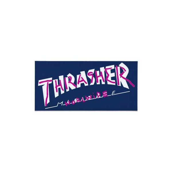 スラッシャー THRASHER ステッカー おしゃれ アメリカン かっこいい スケボー ストリート ブランド 車 バイク TRADMARK