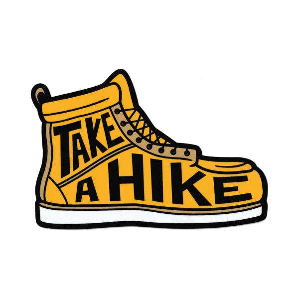 ステッカー アウトドア キャンプ アメリカン おしゃれ かっこいい かわいい 車 バイク アメリカン雑貨 Vintage Outdoor Budges TAKE A HIKE