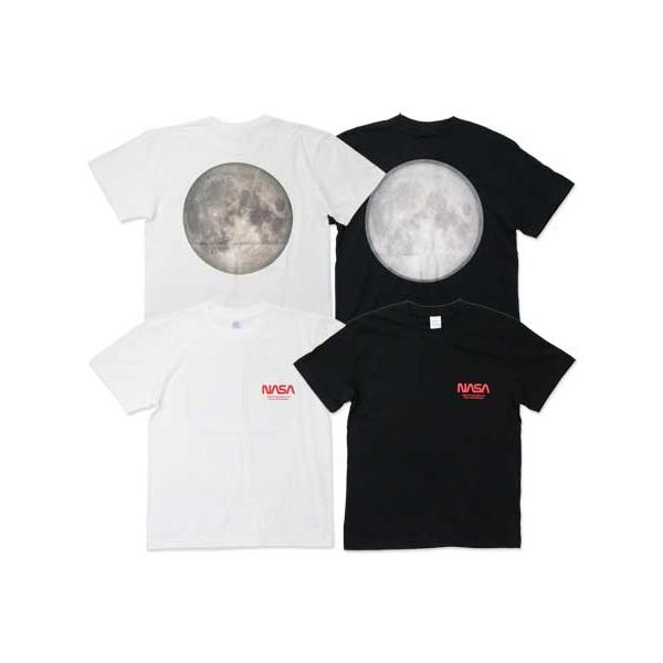 NASA Tシャツ メンズ 半袖 おしゃれ かっこいい アメリカン アメカジ 光る 月 MOON 蓄光