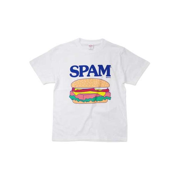 スパム SPAM Tシャツ メンズ 半袖 おしゃれ かっこいい かわいい アメリカン アメカジ BURGER サイズL